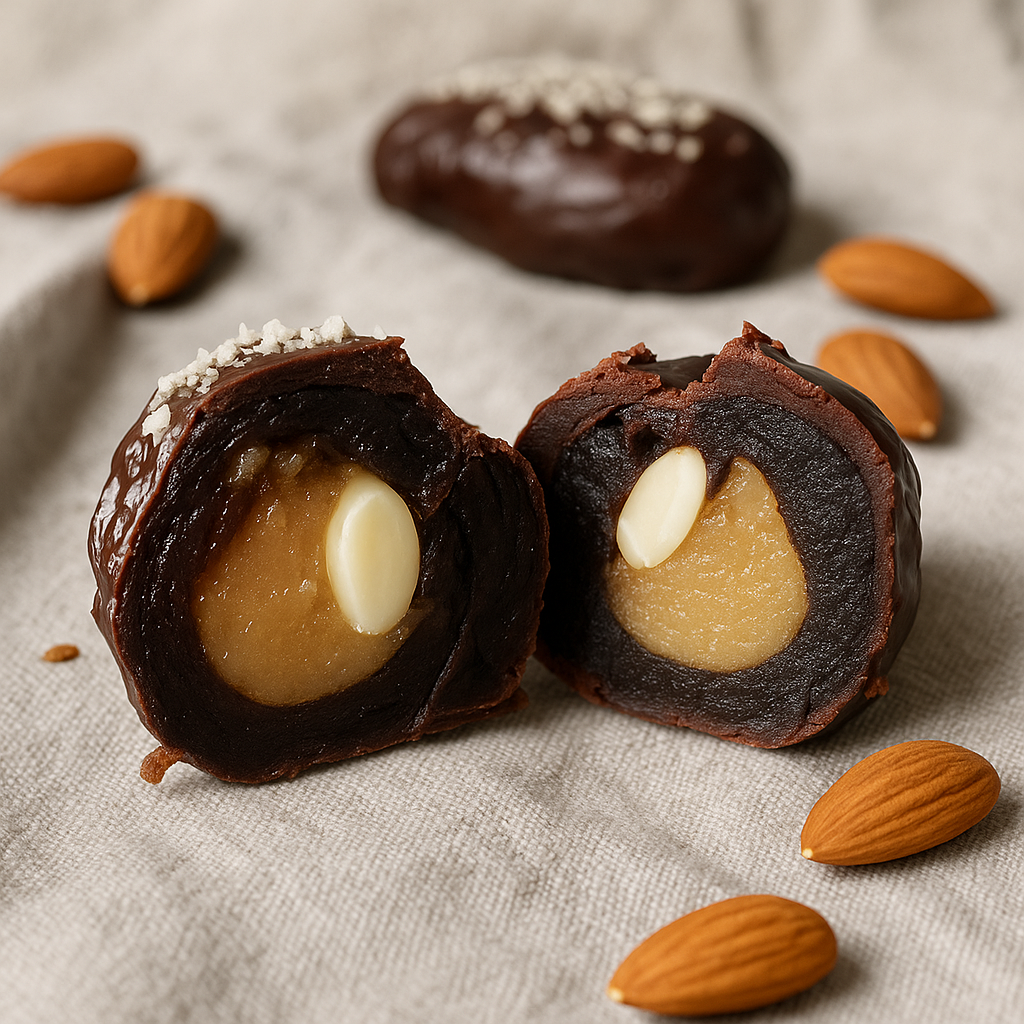 Dattelpraline Marzipani (2 Stück)