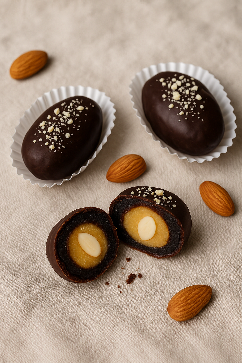 Dattelpraline Marzipani (2 Stück)