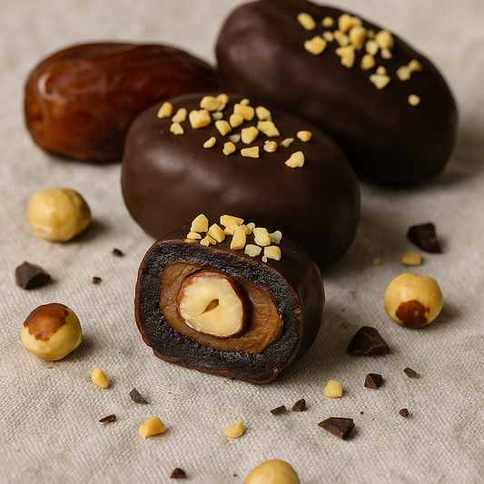 Dattelpraline Haselherz (2 Stück)