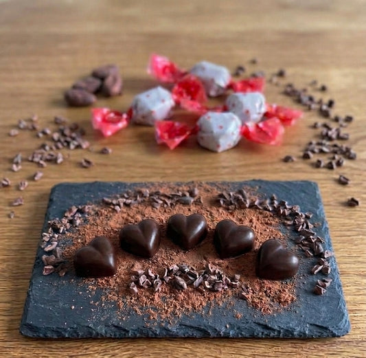 Honigschokolade | 70% Kakao | Herzchen