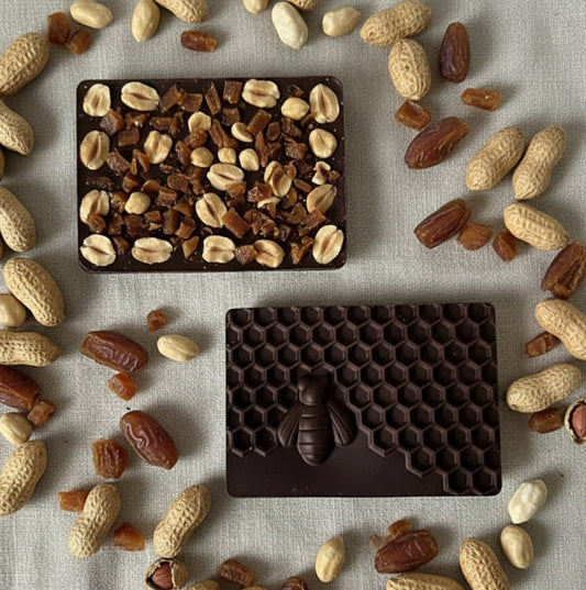 Honigschokolade | 70% Kakao | Erdnussdattel